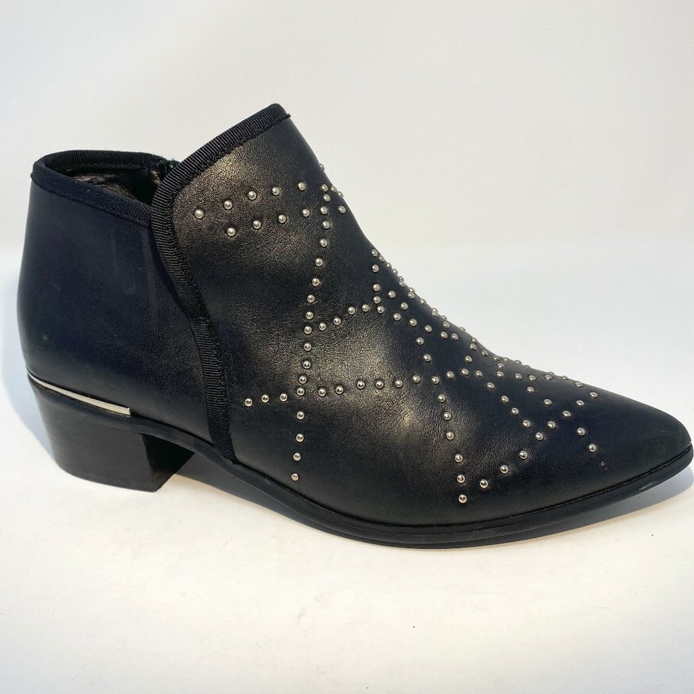 Treasure & Bond Ezra Black Leather Studded Booties